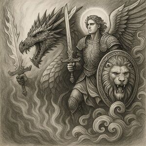 Mythical Warrior Art Print